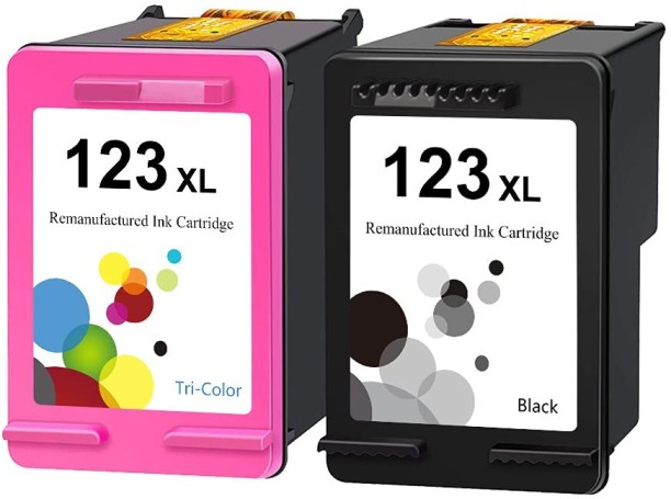 HP ColourInk Quest 123XL Black and Tri Colour Combo Pack Ink Bottle