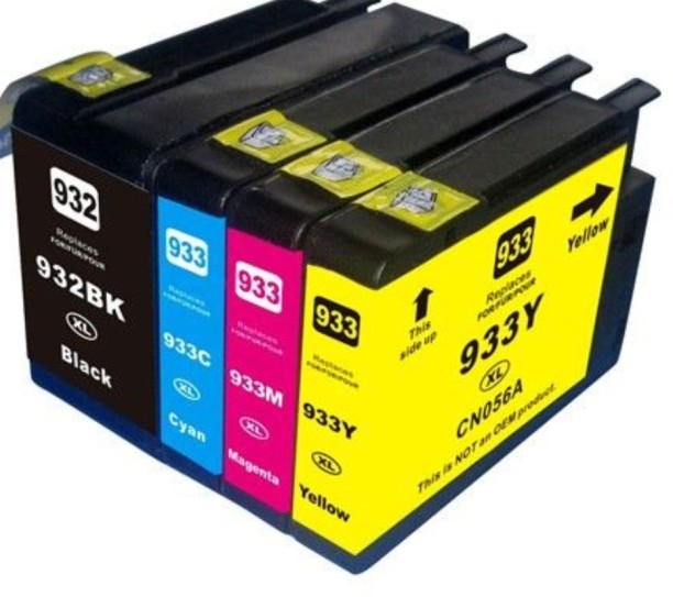 HP OfficeJet 6100 Compatible Value Pack 932XL/933XL The Cartridge Guy Black, Yellow, Cyan, Magenta Ink Cartridge