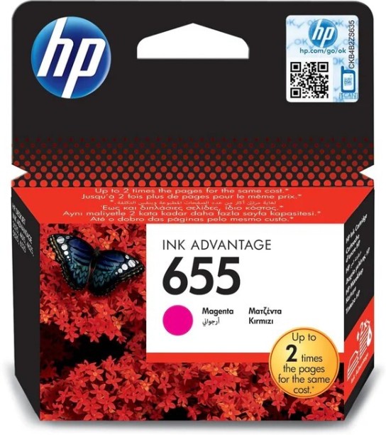 HP 655 Original Magenta Ink Cartridge