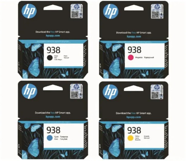 HP 938 Black and Tri Colour Combo Pack Ink Cartridge