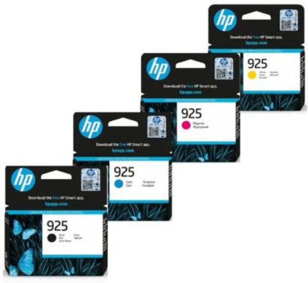HP 925 Black and Tri Colour Combo Pack Ink Cartridge