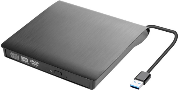 Blue Carbon 0 GB HDD (External CD/DVD Drive for Laptop USB 3.0)