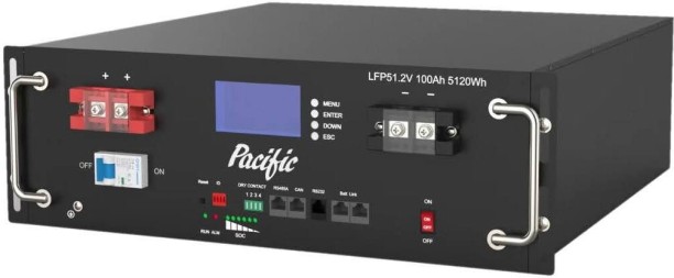 pacific Solar 51.2V 100Ah Lithium Battery LiFePO4 Sealed Inverter Battery