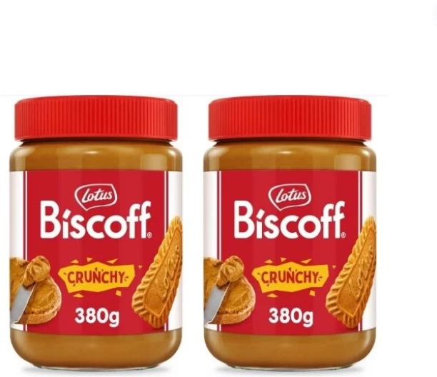 lotus Crunchy Spread 380g - Pack of 2 800 g