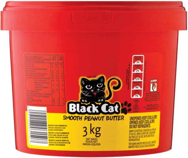 Black Cat Smooth Peanut Butter 3 kg
