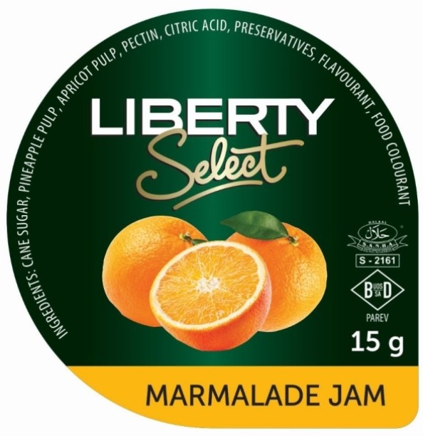 Liberty Select Jam Portions Marmalade 15 g