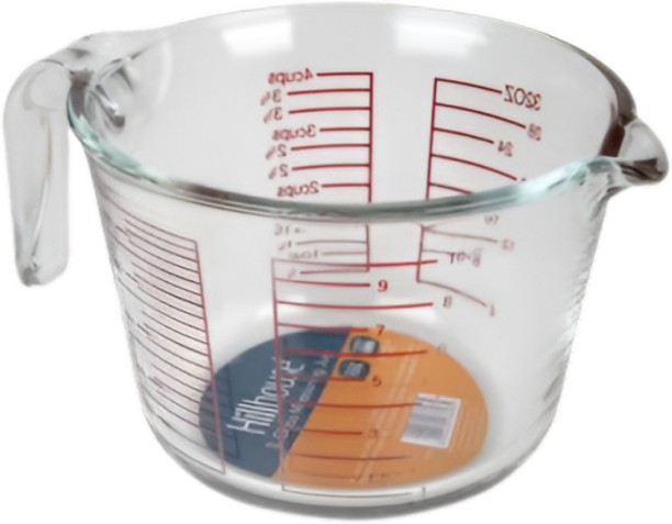 AZ Décor 1 l Glass Measuring Jug