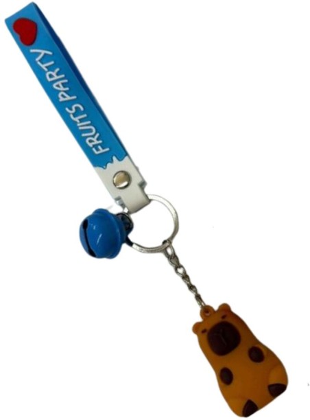 Generic Fruits Party Rubber Capybara Key Chain Key Chain