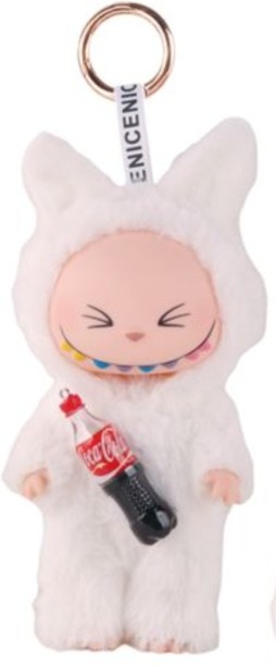 Generic The Monsters Happy Face Stuffed Key Chain