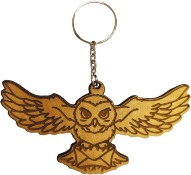 One Stop Gift Shop Harry Potter Hedwig Themed Keyring Key Chain