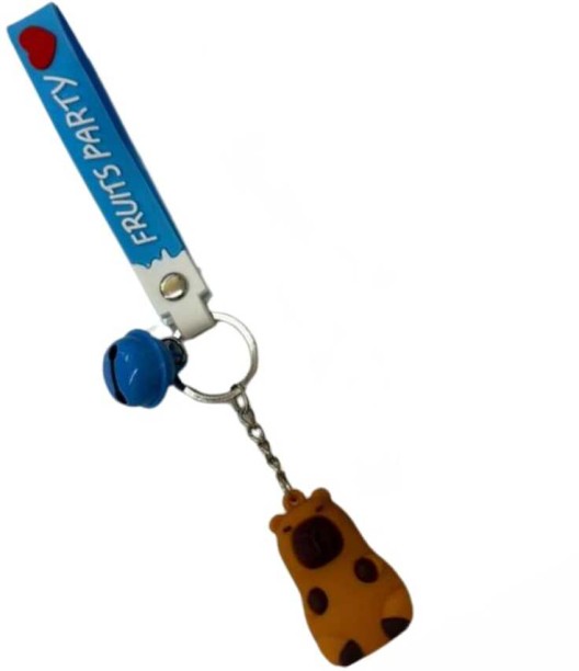 Generic WB-2241 Fruit Party Capybara Doll Key Chain