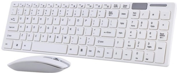 P4D Wireless Keyboard & Mouse Set-Mainstream Systems Connection Desktop Keyboard