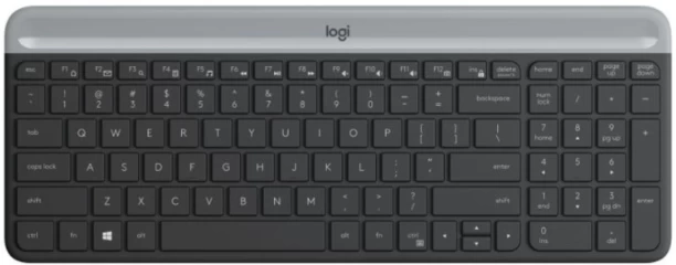 Logitech MK470 Slim Wireless Keyboard and Mouse Combo (Parallel Imported) Desktop Keyboard