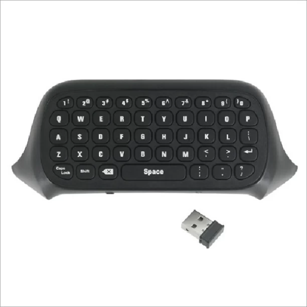 Techouse Computer Dobe Mini Keyboard for Xbox One Controller (Black) compatible Gaming Keyboard