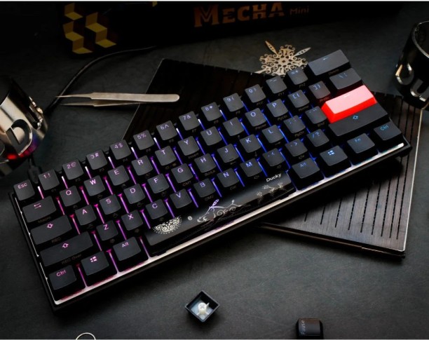 Ducky Mecha Mini Cherry MX Blue Mechanical Keyboard Gaming Keyboard