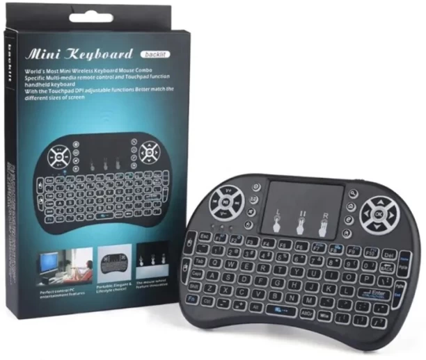 Generic 2.4G Wireless Keyboard i8 Air Mouse Remote for Android TV Box Smart Projector Remote Control Keyboard With Backlight Laptop Keyboard