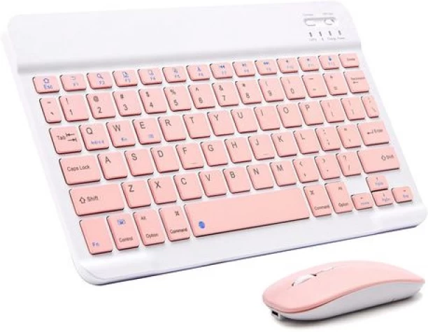 top sale trader Ultra-Slim Wireless Keyboard and Mouse Combo Rechargeable Portable (B4706) Multi-device Keyboard