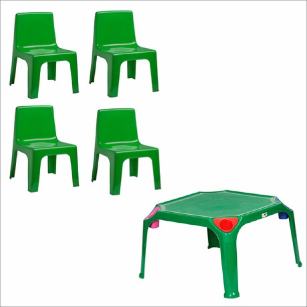 Buzz BBSBIZZCOMBOGREEN Plastic Activity Table