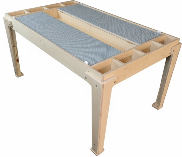 Taimico Lego Compatable Brickplay Table Engineered Wood Activity Table