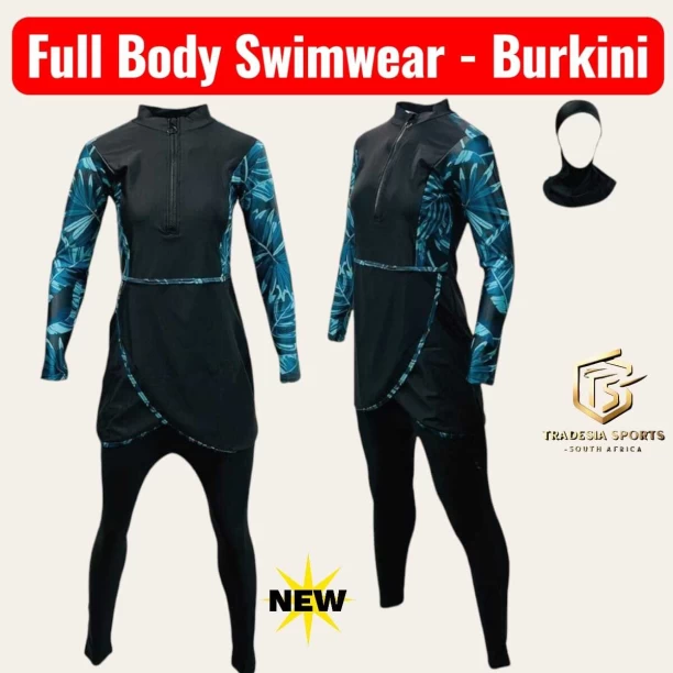 Tradesia Sports Swimming Costume - Full Body Burkini - Xtra Large Swimming Kit