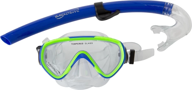 Saekodive Mask & Snorkel Youth - Blue Swimming Kit