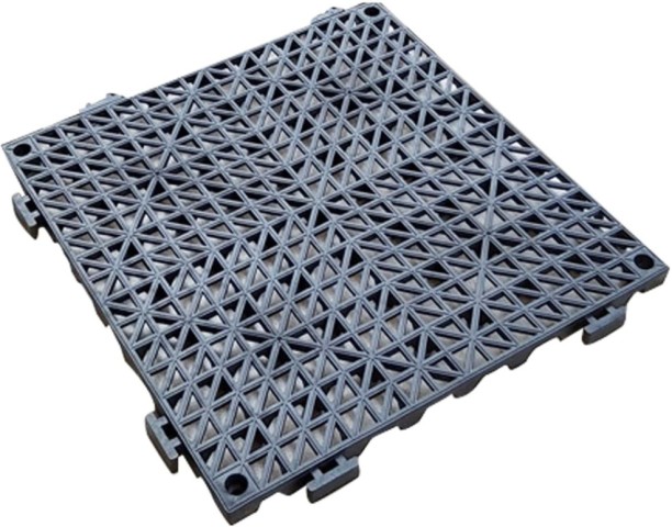 Fine Living Ulti Max PP 30*30cm Interlocking Tiles - 9pc - Grey Fitness Accessory Kit