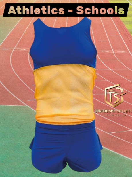 Tradesia Sports Athletic Vests and Shorts -Packs of 12 for 13 / 16 Years Football & Fitness Kit