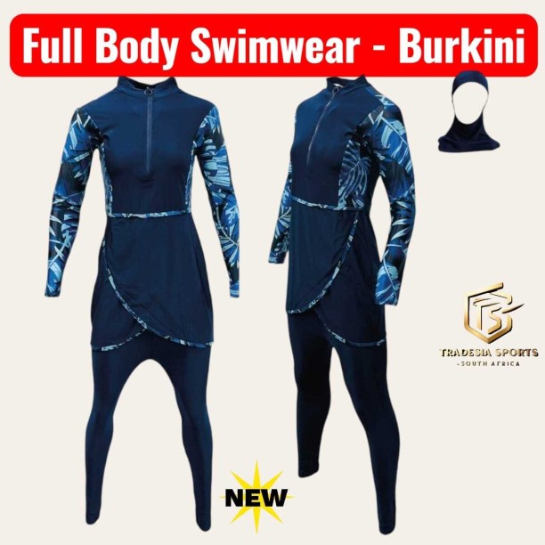 Tradesia Sports Swimming Costume - Full Body Burkini - XLarge Swimming Kit