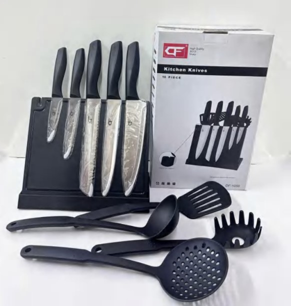 CF 1 Piece Stainless Steel Multipurpose 10 PCS KNIFE SET