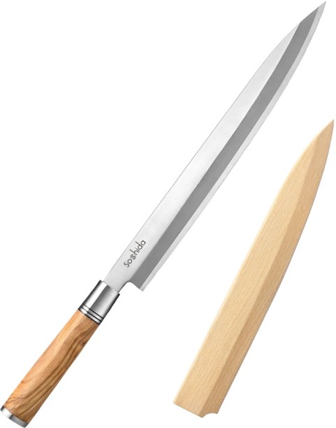 Soshida 1 Piece Steel Fillet Koyo 12” Sashimi Knife