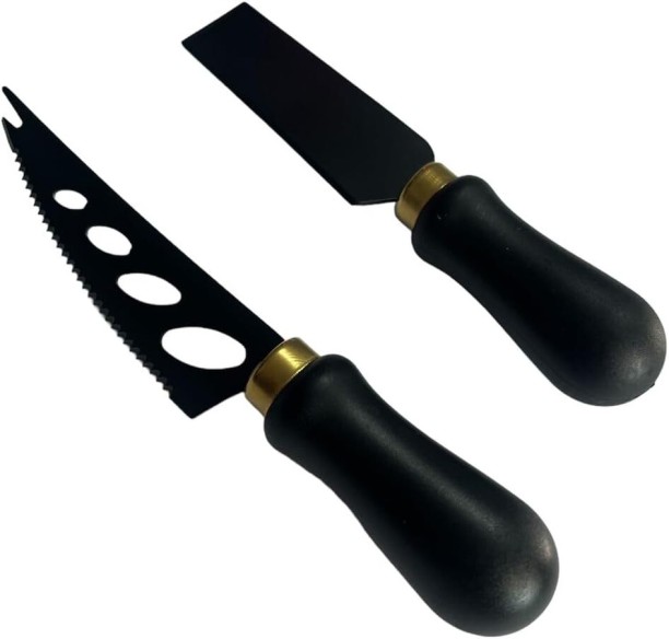 HomewareOnline 2 Piece Stainless Steel, Plastic Cheese Cheese Knife Set