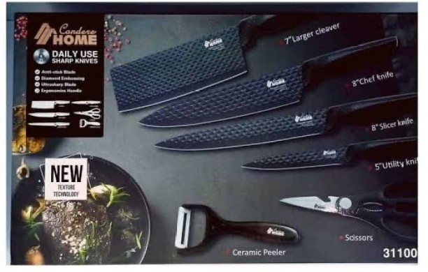 Soft chic 6 Piece Stainless Steel Multipurpose, Chefs 311002