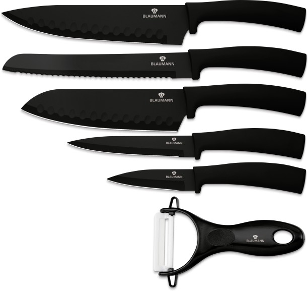 Berlinger Haus 6 Piece Stainless Steel Chefs knifes Set – Black