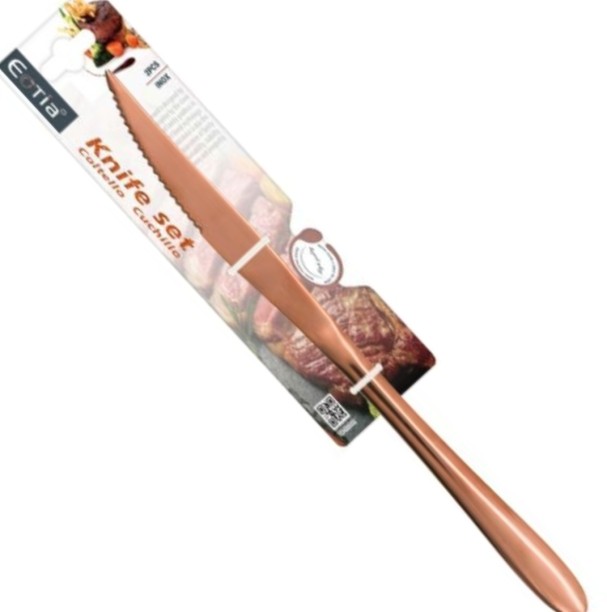 EOTIA 2 Piece Stainless Steel Bread YD428002 2pcs 22.5cm Knife Set