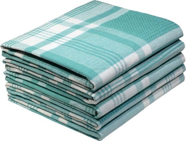 Bunty's kitchen Towel Blue Cotton Kitchen Linen Set