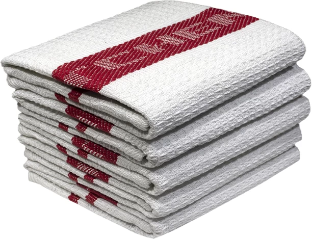 Bunty Kitchen Towel - Design 2593 - 046x066cms - (05 Pc Pack) Racing Red Cloth Napkins