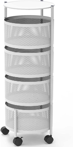 Golden Star GS-SF-104 WHITE Iron Fruits/Vegetables Kitchen Rack