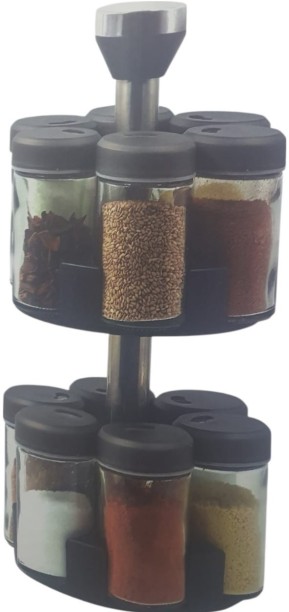 Generic 12pcs Spice Set Platinum Marketers-01245878 Plastic Containers Kitchen Rack