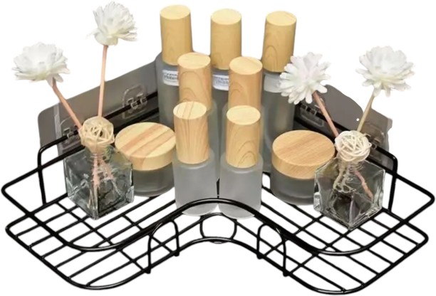 Modern Home Bathroom-Kitchen Rack Steel Organizer Kitchen Rack