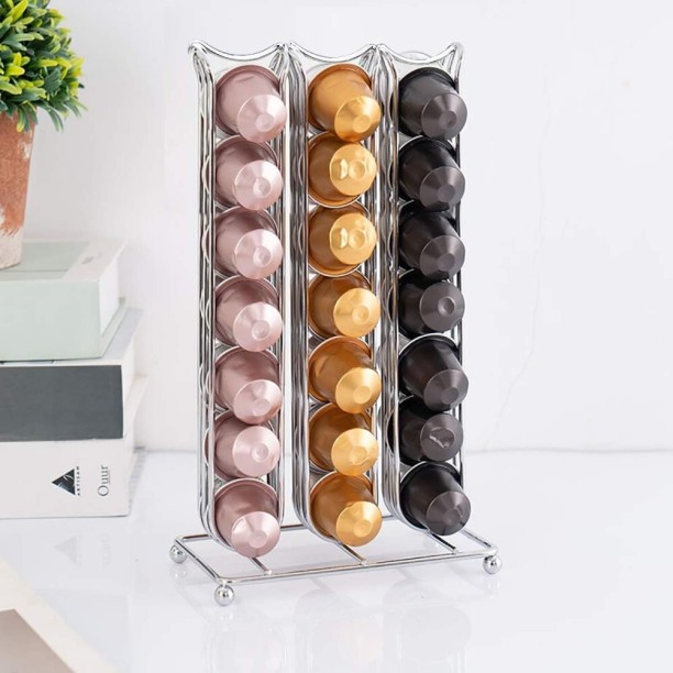 Takme Home Coffee Capsule Holder Steel Pods Holder Kitchen Rack