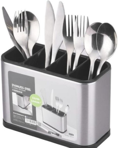 INV 50229 Steel Utensil Kitchen Rack