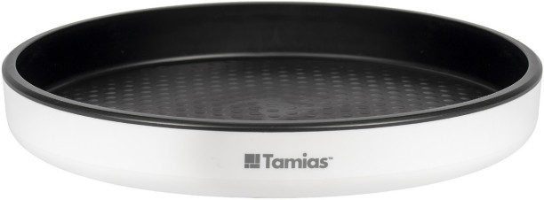 TAMIAS Lazy Susan Storage Turntable Rack Multifunctional Organizer No-Skid Plastic Organizer Kitchen Rack