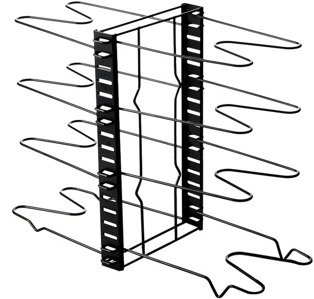 Mix Box 8-Tier Pots Pans Rack Lids Organizer Iron Dish Drainer Kitchen Rack