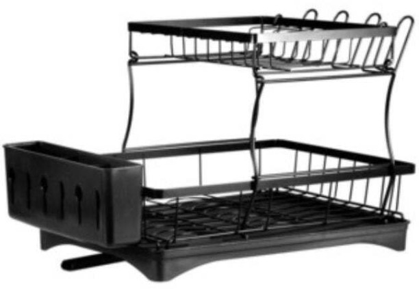 countertop Multi-Function Dish Rack Plastic Dish Drainer Kitchen Rack