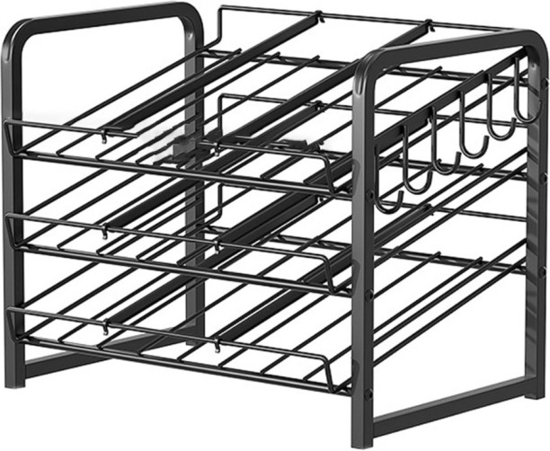 Pract Pack 0793969687732 Carbon Steel Organizer Kitchen Rack