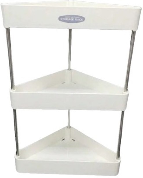 lilhe Multifunctional Storage Rack Plastic, Steel Organizer Kitchen Rack