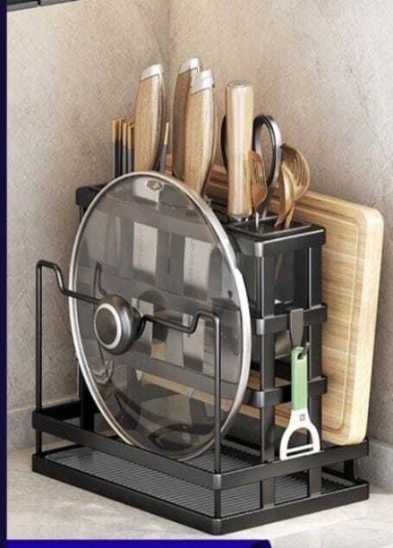 sisa phi001 Steel Cutlery Kitchen Rack