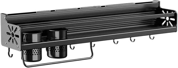 top sale trader ExtraStore Wall Mounted Kitchen Rack Steel Organizer Kitchen Rack