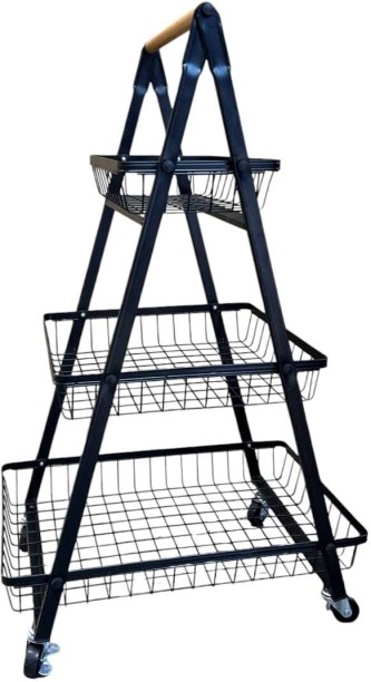 china Leopard Steel Fruits/Vegetables Kitchen Rack