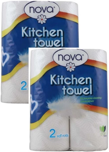 nova 2 x 2Pack 2PLY Kitchen Towel
